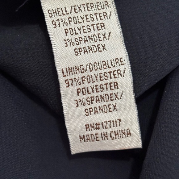 Badgley Mischka Collection Navy Dress with Sash - Picture 7 of 7